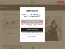 Tablet Screenshot of meetthebuyer.com